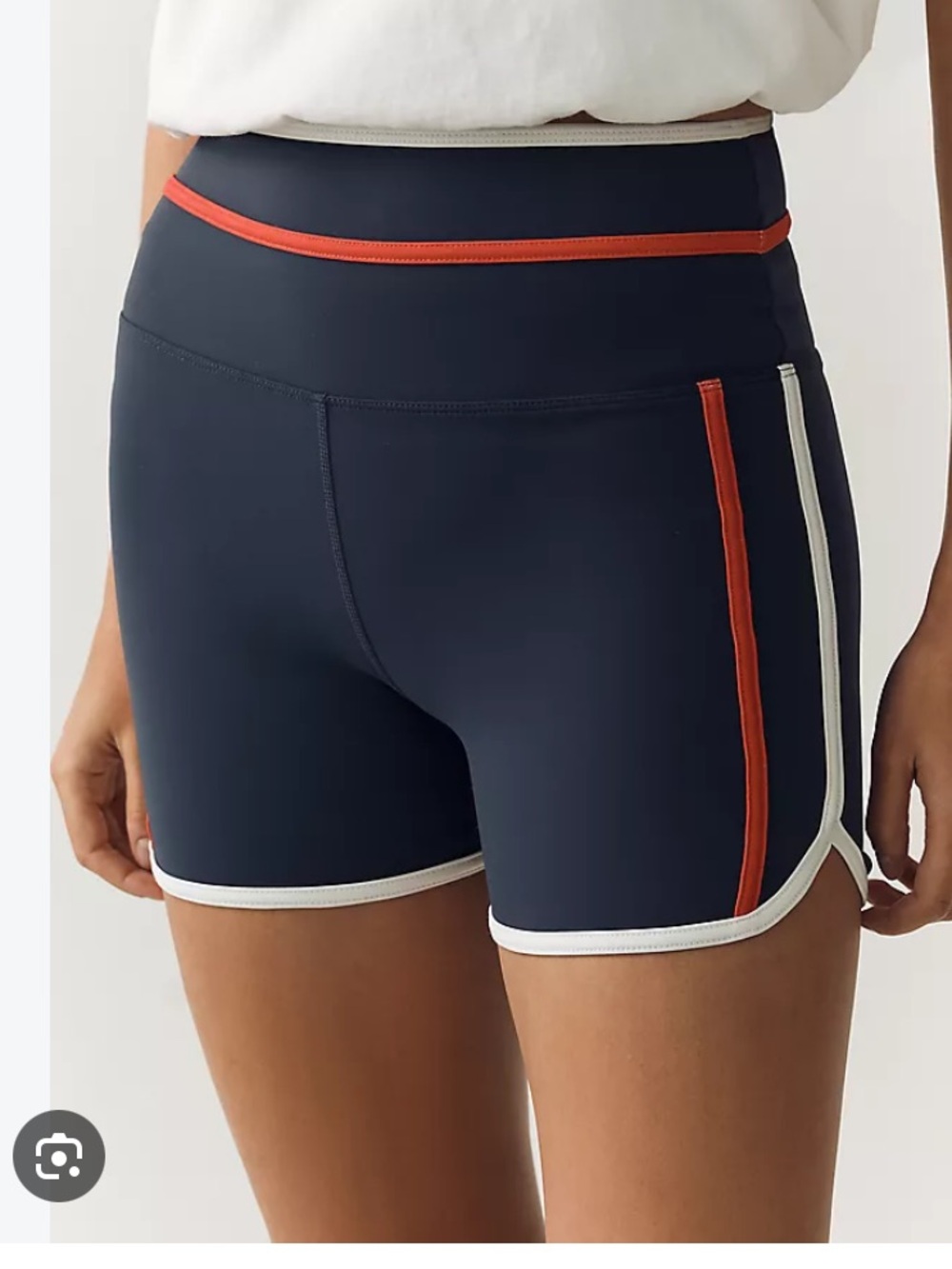 Beach Riot Ryder Shorts L Navy Red White New with tags